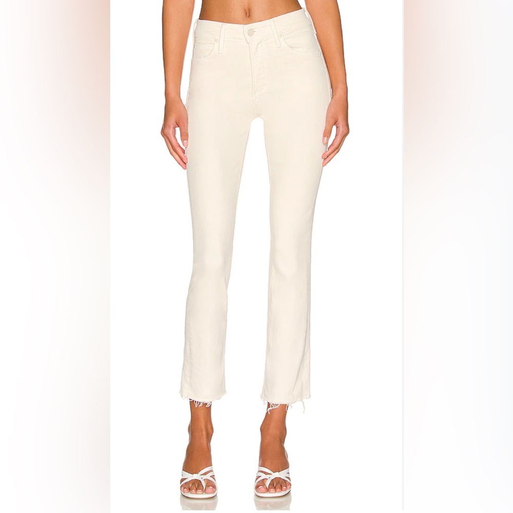 Mother jeans size 26 cream puff
